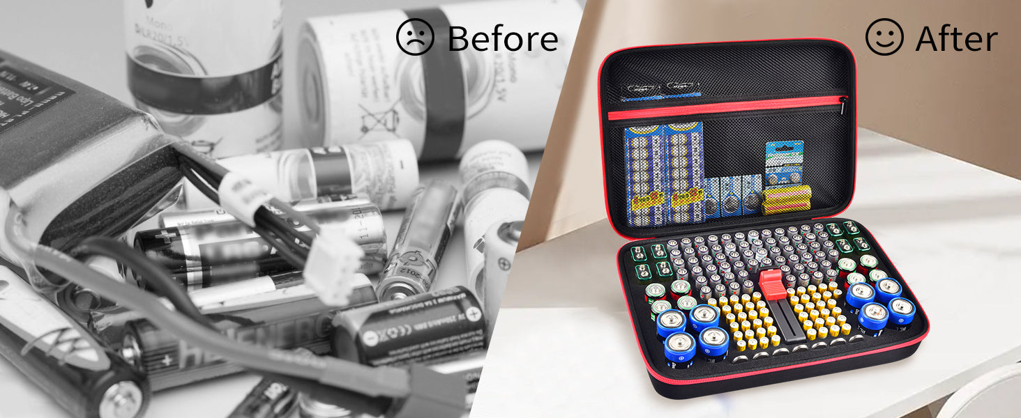 💼 ORGANIZADOR DE PILAS TÁCTICO 🔋