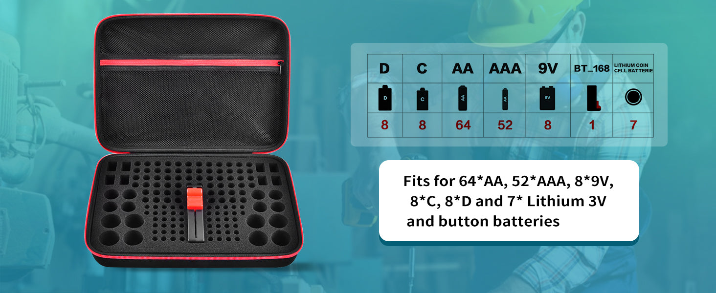 💼 ORGANIZADOR DE PILAS TÁCTICO 🔋