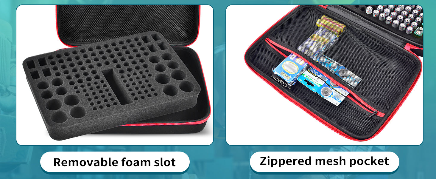 💼 ORGANIZADOR DE PILAS TÁCTICO 🔋