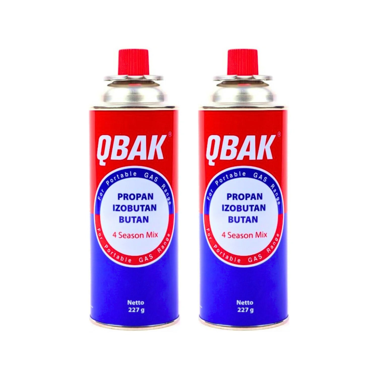 QBAK 🔥 Cartuchos de Gas Butano 227g | Combustible para Cocina Portátil | PLAN PREPPER