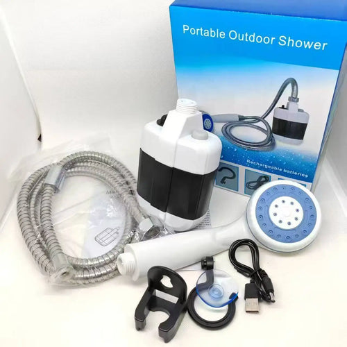 🚿 DUCHA PORTÁTIL RECARGABLE USB | Camping, Coche, Jardín y Mascotas