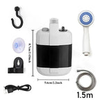 🚿 DUCHA PORTÁTIL RECARGABLE USB | Camping, Coche, Jardín y Mascotas