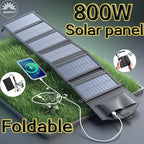 ☀️ PANEL SOLAR PLEGABLE 6 LÁMINAS – CARGADOR USB PORTÁTIL