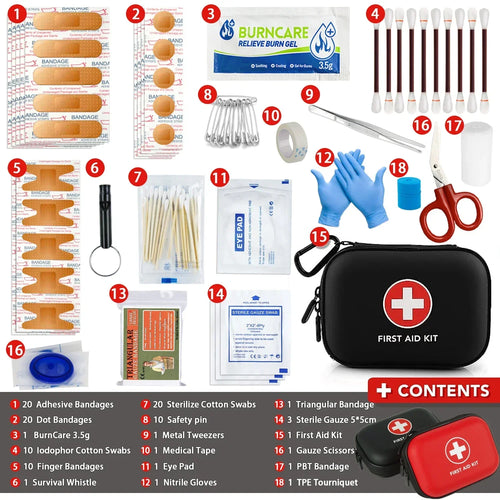 🧰 KIT NECESER DE PRIMEROS AUXILIOS – 103 PIEZAS