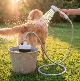 🚿 DUCHA PORTÁTIL RECARGABLE USB | Camping, Coche, Jardín y Mascotas